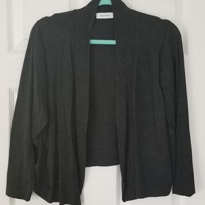 3 for $30: Calvin Klein Cropped Grey Cardigan